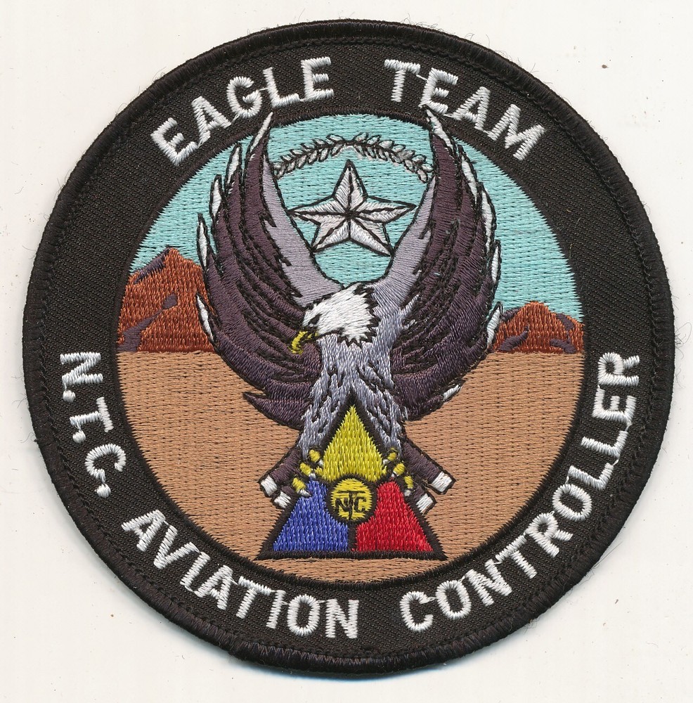 Eagle Team National Training Center US Army Aviation Controller patch 1990s