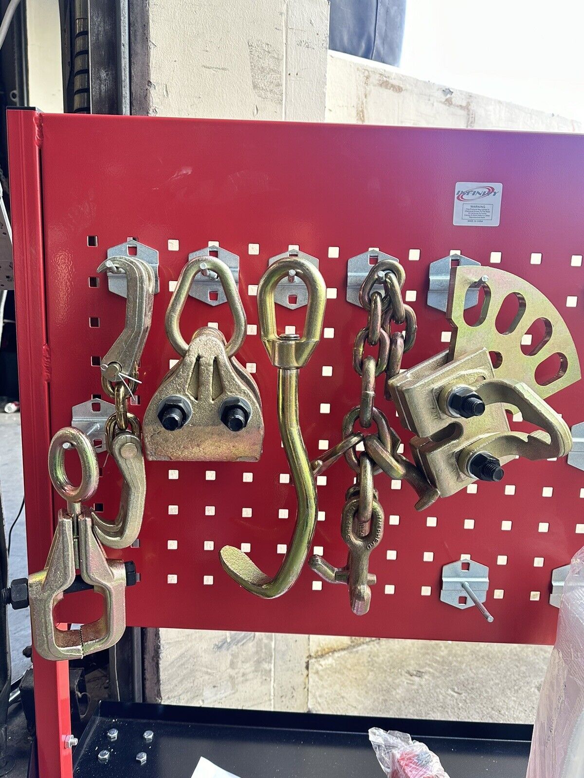 6pcs Heavy Duty Auto body Frame Machine Pulling Clamps Tool Set Repair Dent