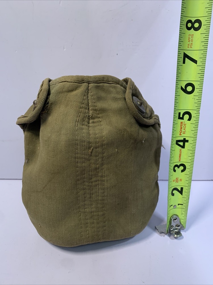 Vintage Post WWII Drab Green Canteen Cover