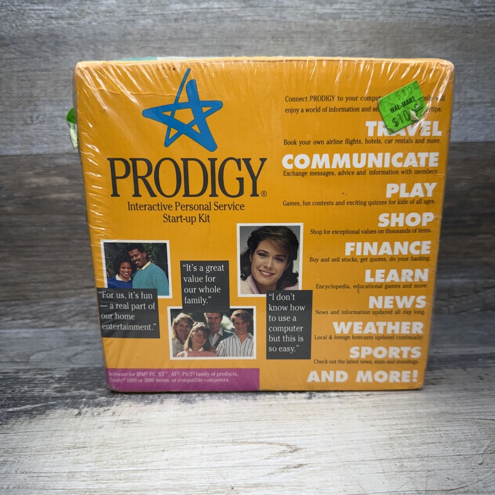 Prodigy Interactive Personal Service Start-Up Kit IBM PC Vintage Software 3.1