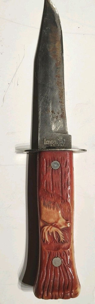 2 Vintage Imperial Fixed Blade Knives