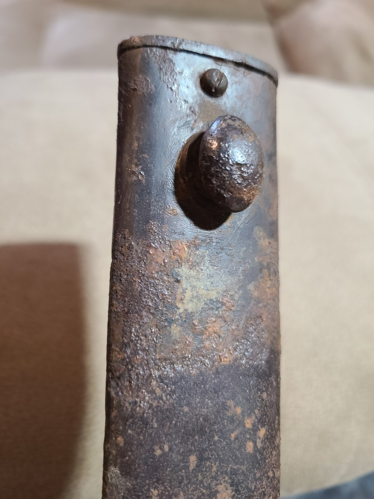 Toledo Spain WW1 WW2 Bolo Bayonet Complete But Rough For Restoration