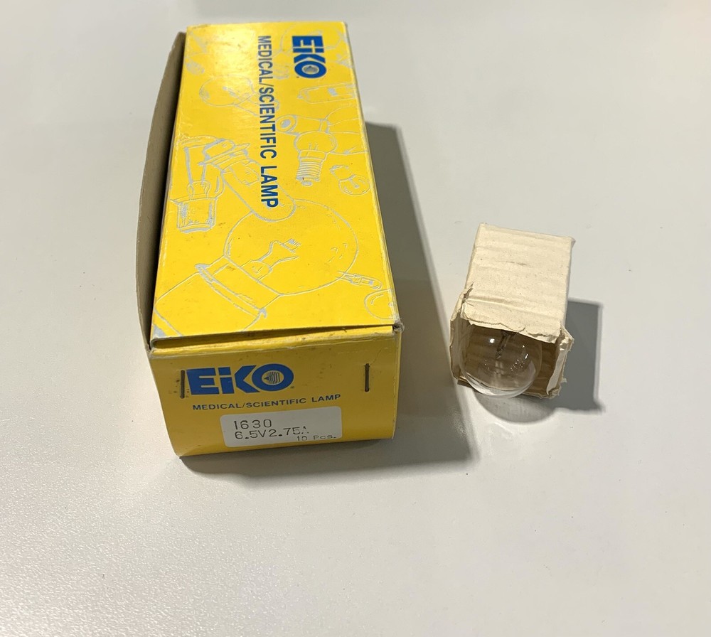 *4 PACK* Eiko 1630 6.5V 2.75A MINIATURE BULB *NOS*
