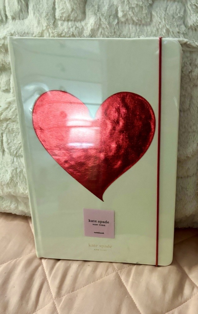 NEW Kate Spade Valentine's Day Take Note Large Notebook Journal