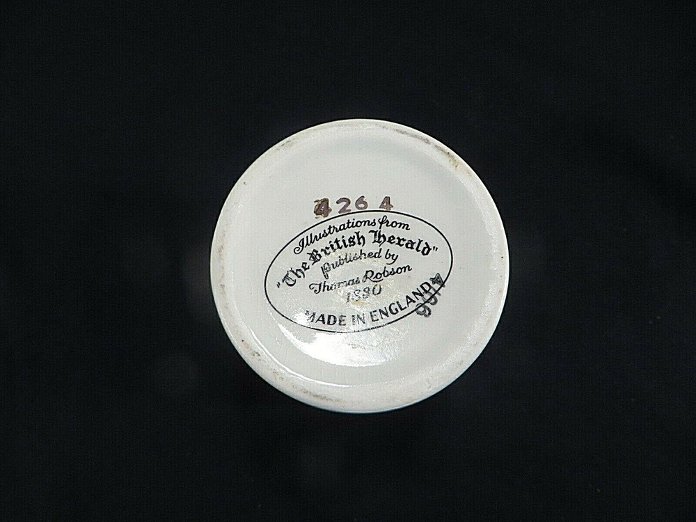 British Herald Drinking Cup No Handle Illustrations by Thomas Robson England