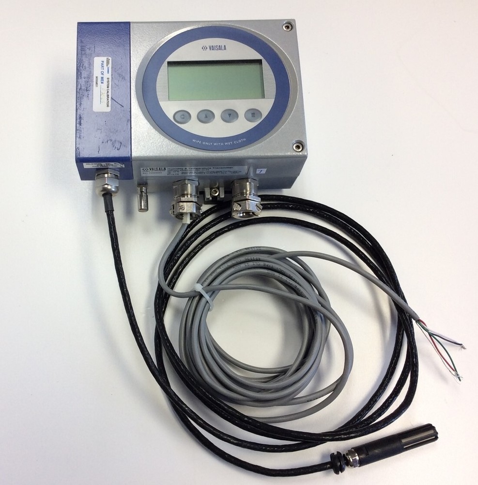 Vaisala HMT363 Humidity & Temperature Transmitter Instrument W/ Display, Probe