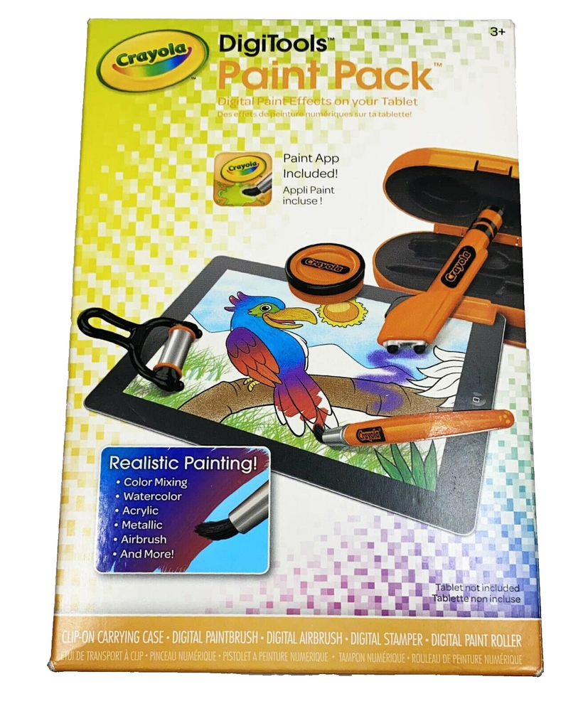 Crayola DigiTools Paint Pack for iPad, iPad Mini & Android Touch Tablets