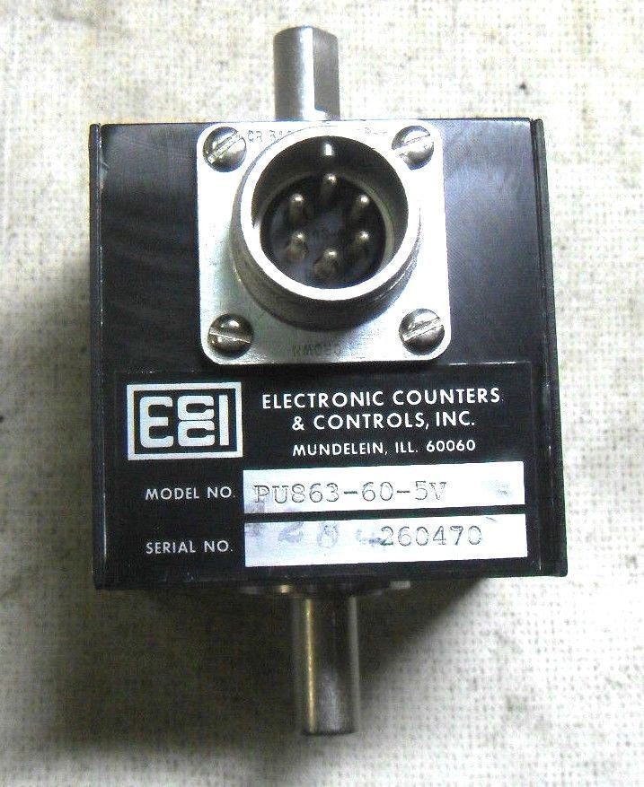 1 ELECTRONIC COUNTERS PU863-60-5V ENCODER