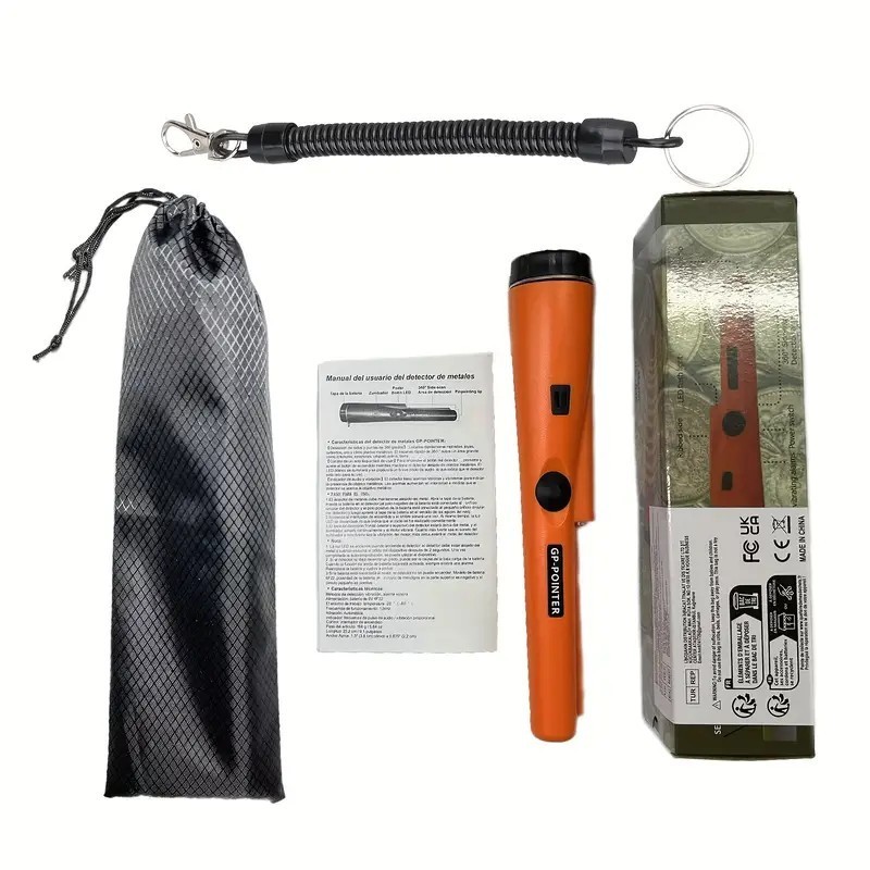 2025 Green 360 Degree Side Detection w/Pin Point tip Metal Detecting Pointer