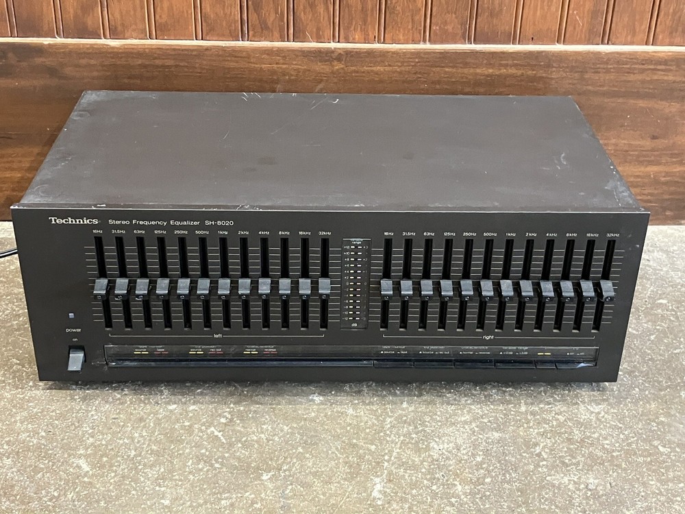 TECHNICS SH 8020 STEREO FREQUENCY EQUALIZER Tested Working
