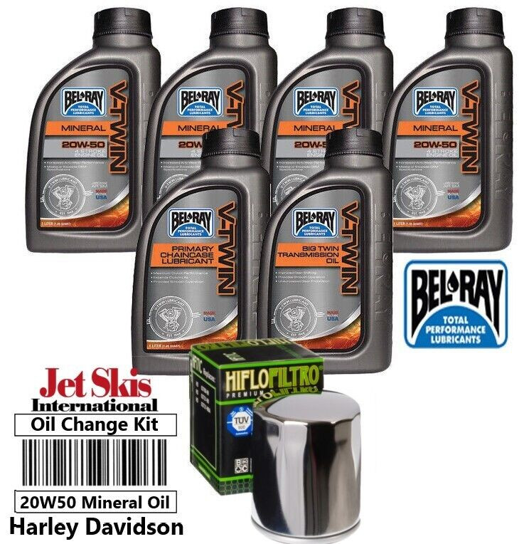 Harley Davidson Engine Oil Change Kit V Twin Cam Dyna Softail Fatboy Electra