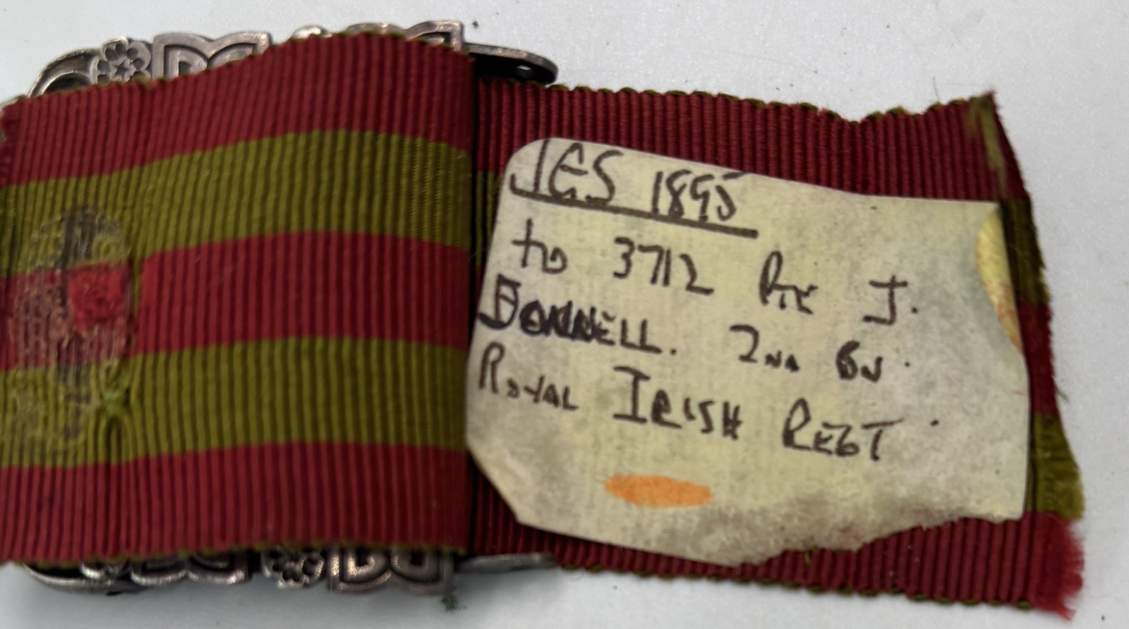 British India General Service Medal Ribbon Samana 1897 Punjab & Frontier 1897-98