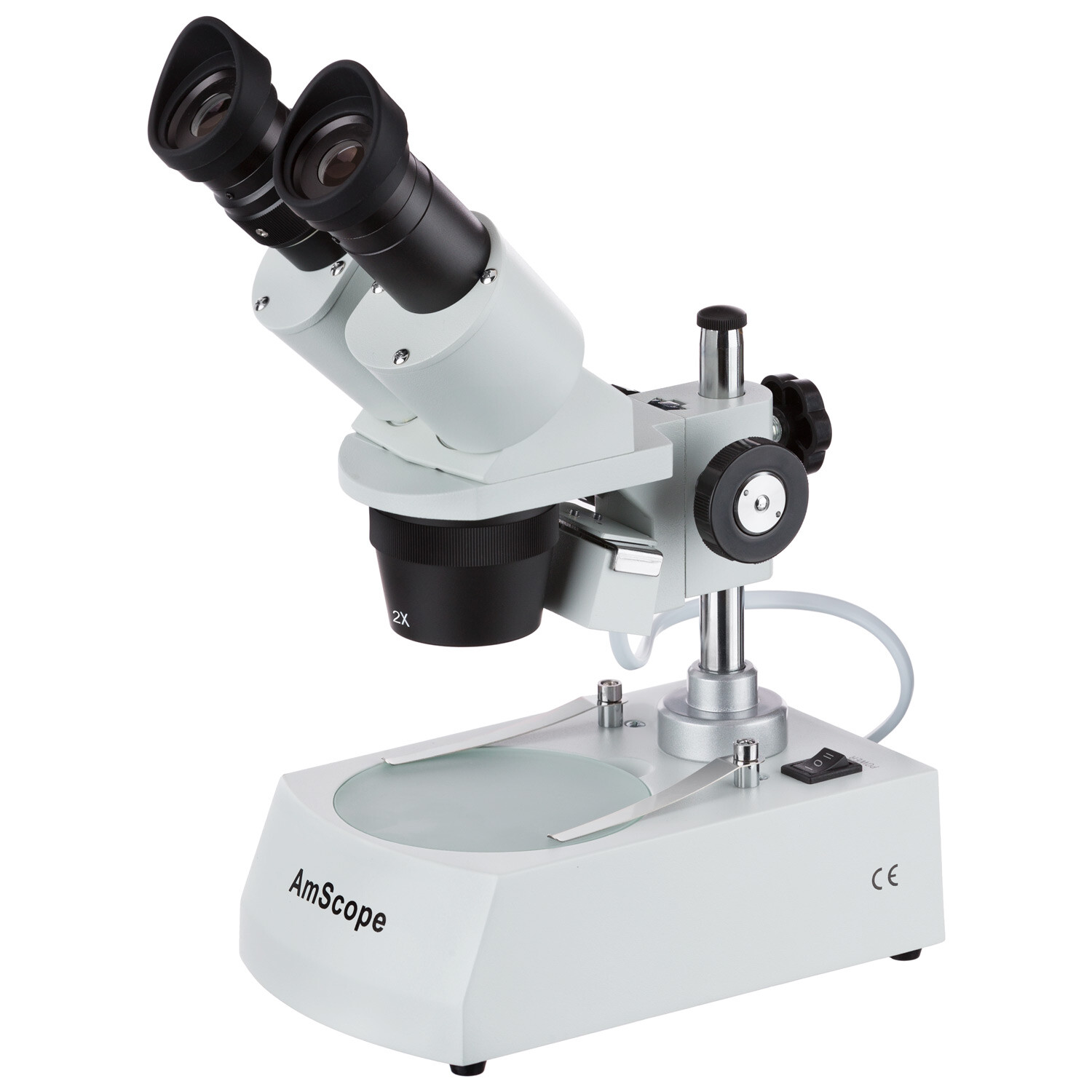 AmScope 20X-40X Binocular Stereo Multi-Use Inspection Microscope All Ages