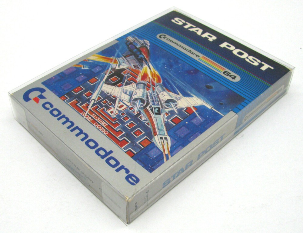 1X COMMODORE 64 CIB CARTRIDGE BOX - CLEAR PROTECTIVE BOX PROTECTOR SLEEVE
