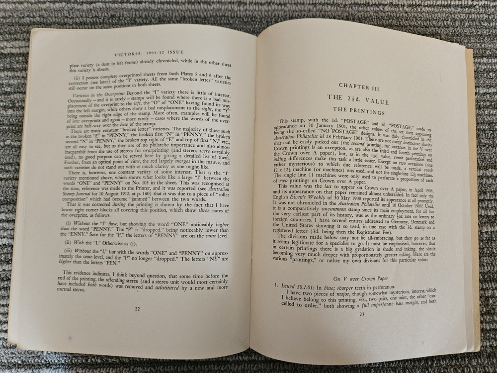 Victoria: 1901-12 Issue: The 1 1/2d, 2d, and 2 1/2d Values (1954 booklet)