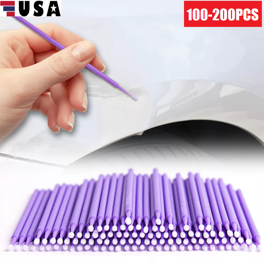 200× Touch Up Paint Micro Brush Clean Accessories Brushes Small Tips Applicator