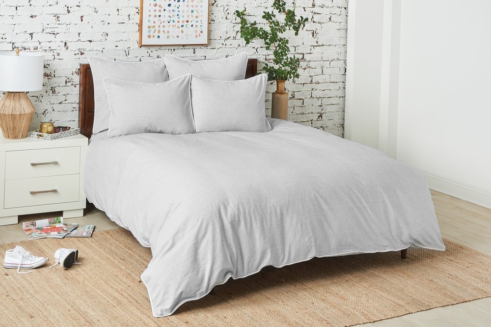 Tate Boulder Queen Duvet Cover