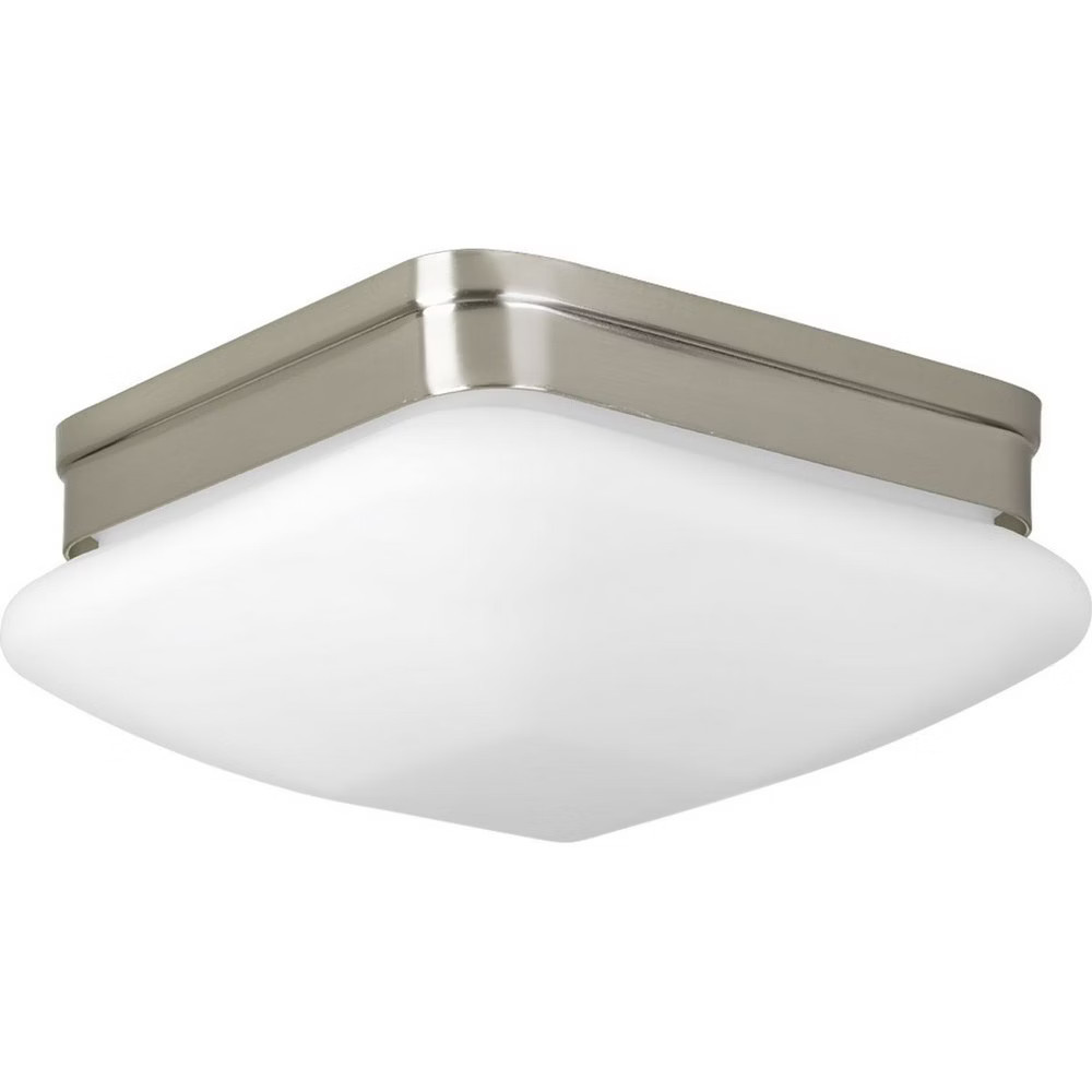 Progress Lighting, Appeal Collection, 2-Light Flush Mount, Brushed