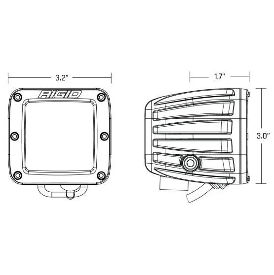 Rigid Lighting 20252 Driving/ Fog Light