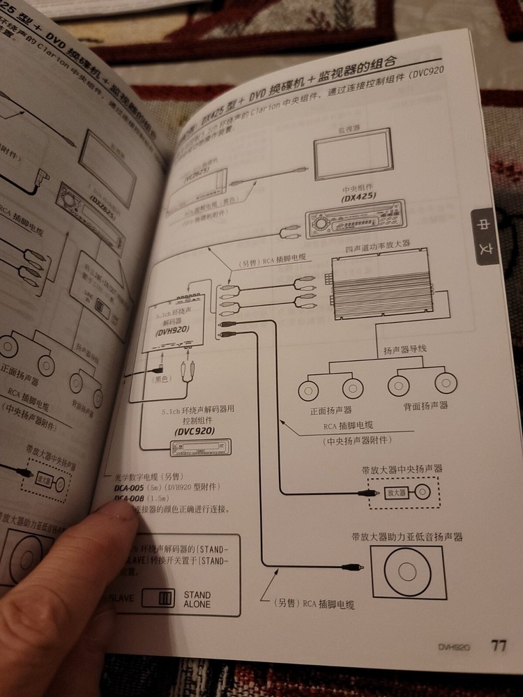 Clarion CeNet DVH920 SURROUND SOUND Decoder Owner's & Installation Manual
