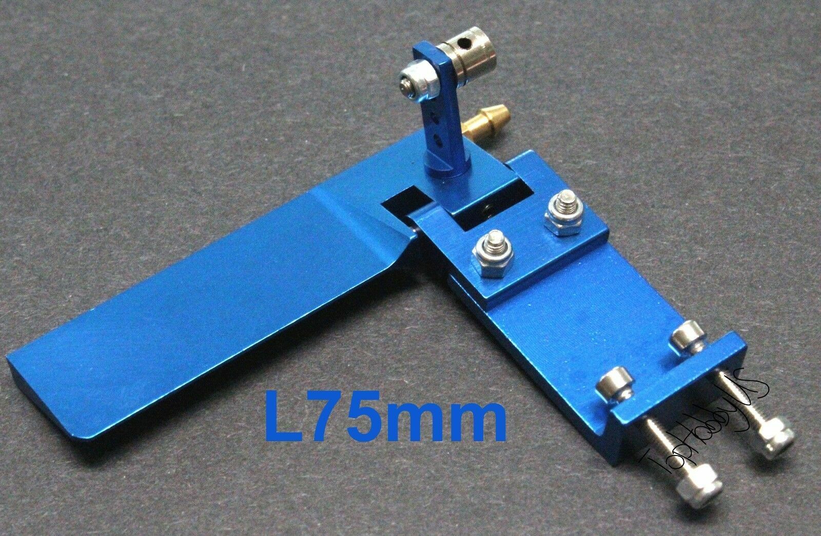 L75xW43mm CNC T6061 Alum Alloy RC Boat Rudder with Water Cooling US SELLER/SHIP