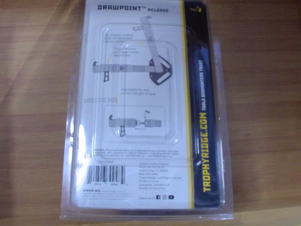 Trophy Ridge DrawPoint Caliper Index Finger Release