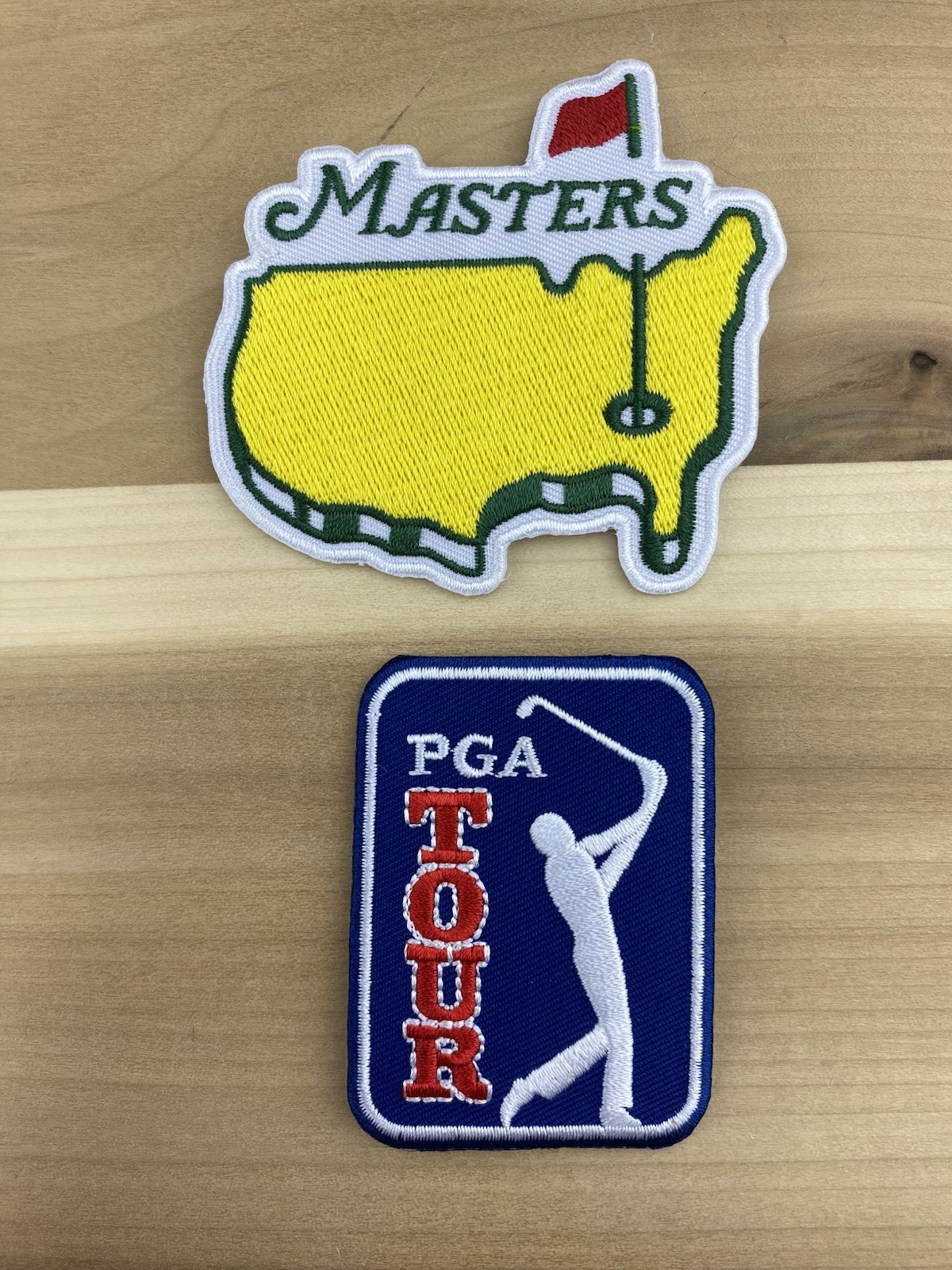 Set Of 2 Golf Embroidered Iron On Patches