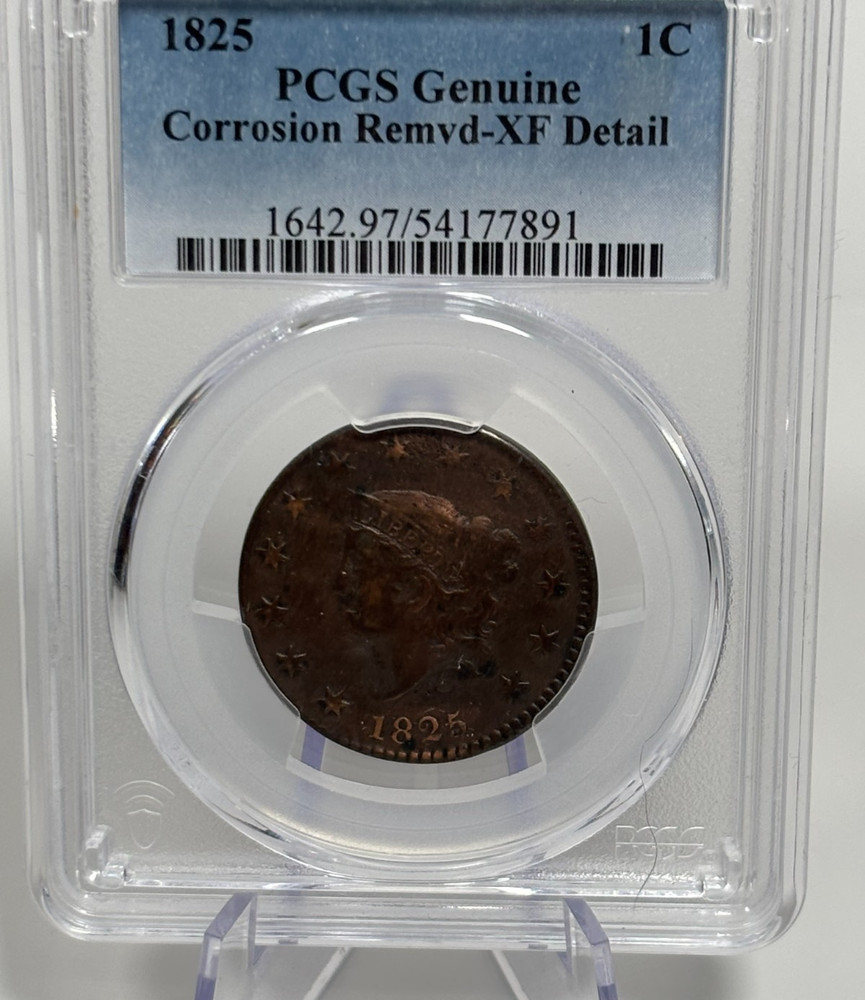 1825 Large Cent PCGS XF Detail