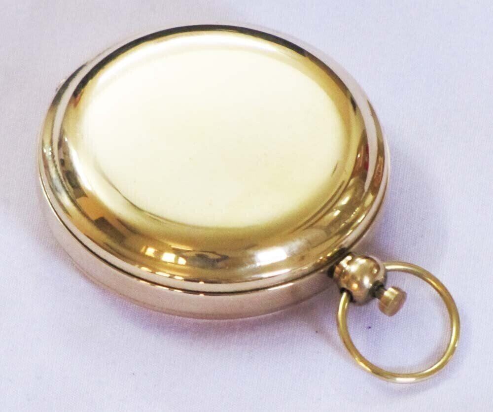 Maritime Brass Compass Nautical Push Button Pocket compass Best Gift Item