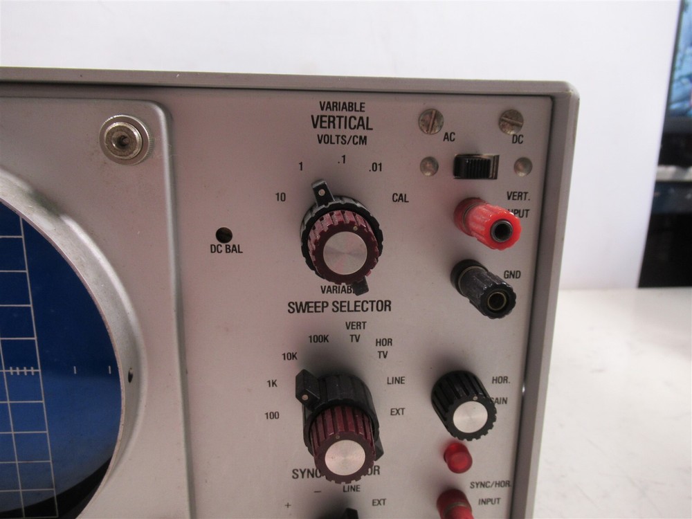 EDL Instruments Model 170 General Purpose Oscilloscope Vintage Lab Device