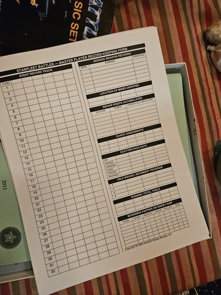 Star Fleet Battles:captains Edition Basic Set