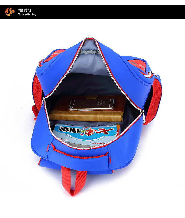 Pull Up Travel Backpack Elementary School Students in Grades ThreeTo Six Cartoon