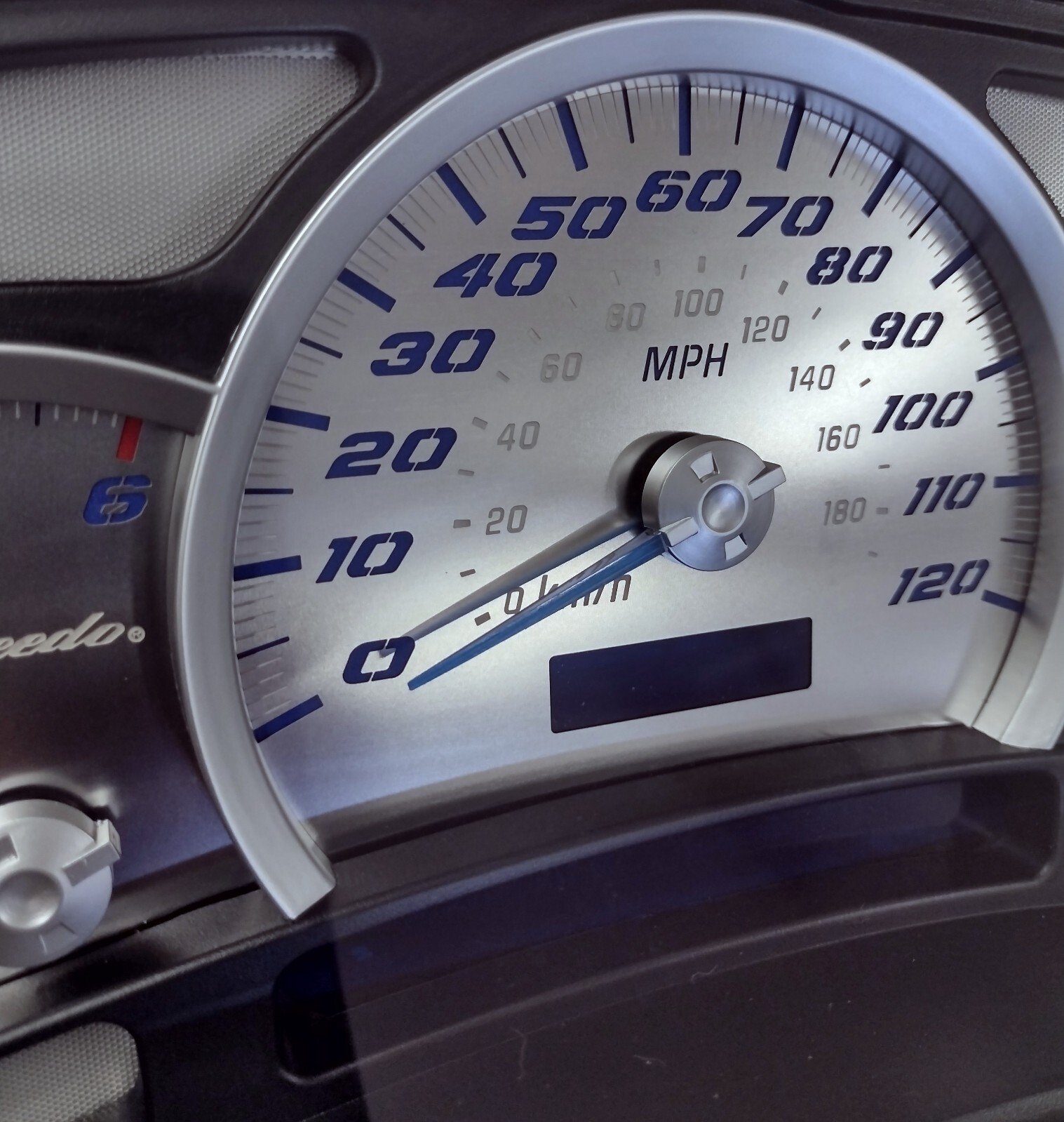 US Speedo Stainless Steel Gauge Face Kit Blue Text & Matching Pointers GM 03-06