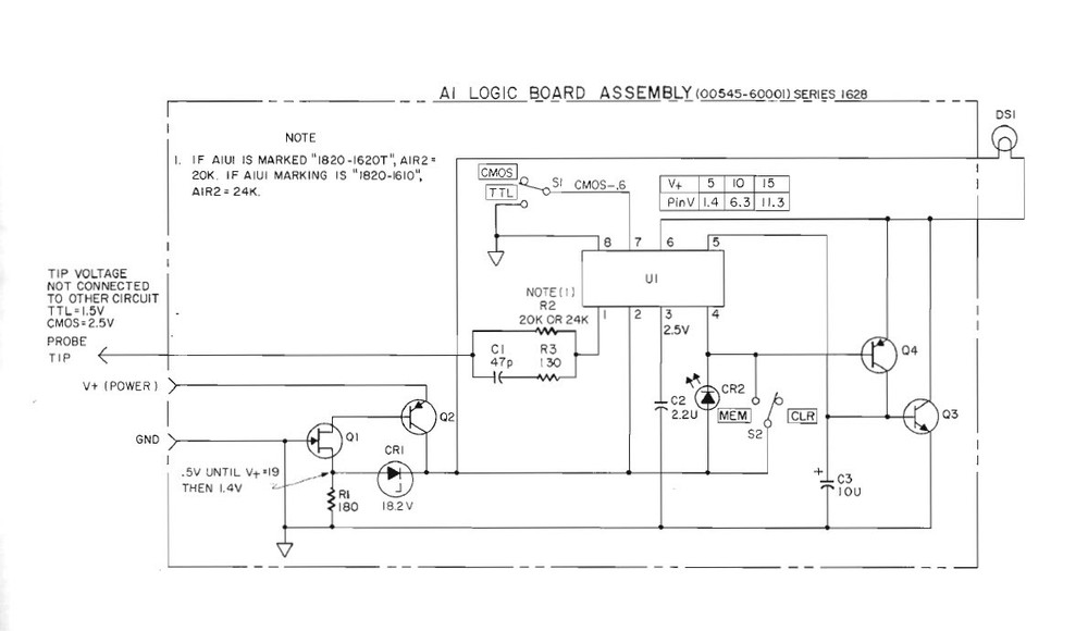 HP 545A - HP 546A, Probe-Pulser Combo Gen. 2