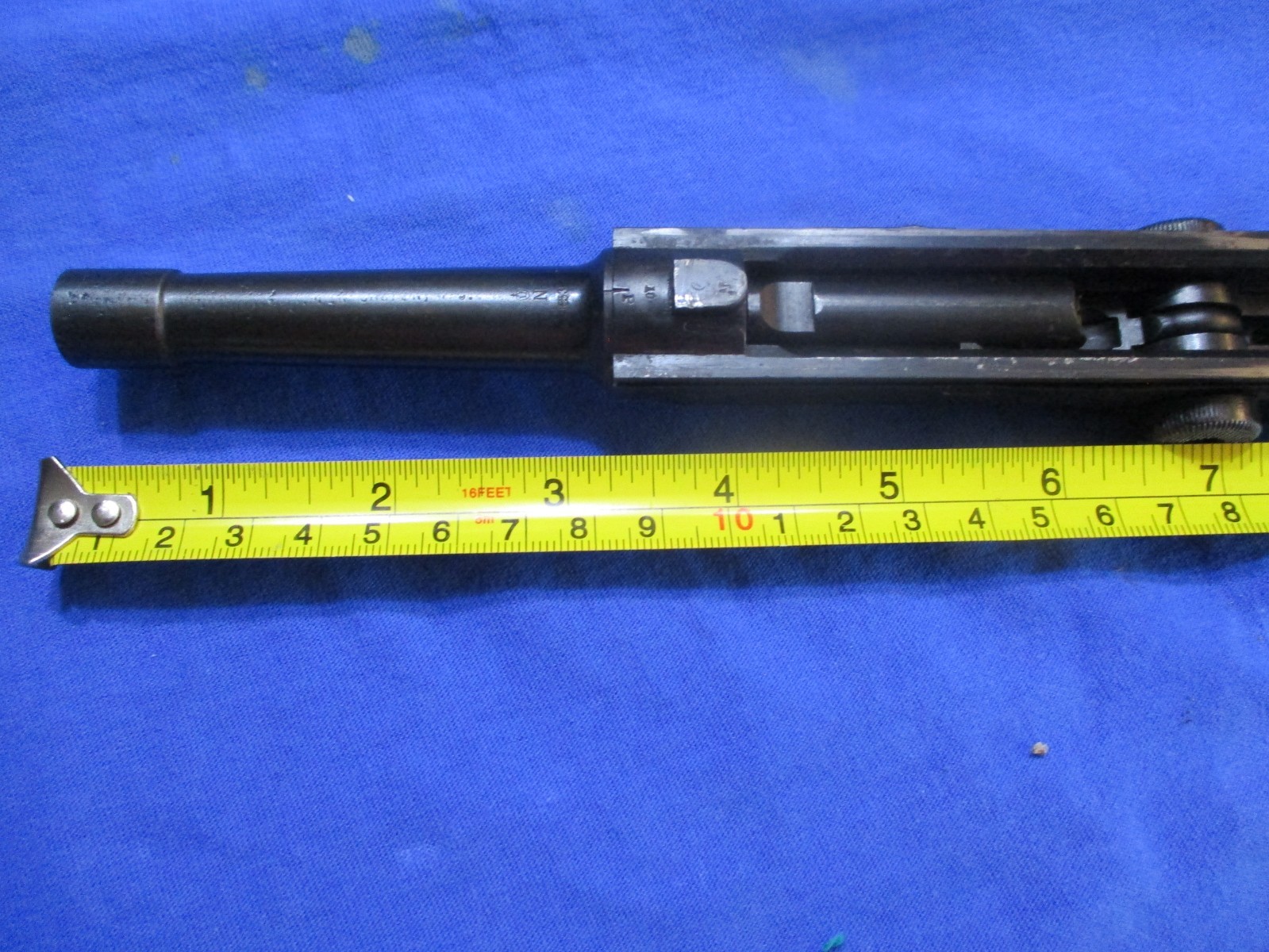 WW-1 1917 DWM P.08 Luger 9mm Slide, Toggle And Barrel Assembly non match Parts !