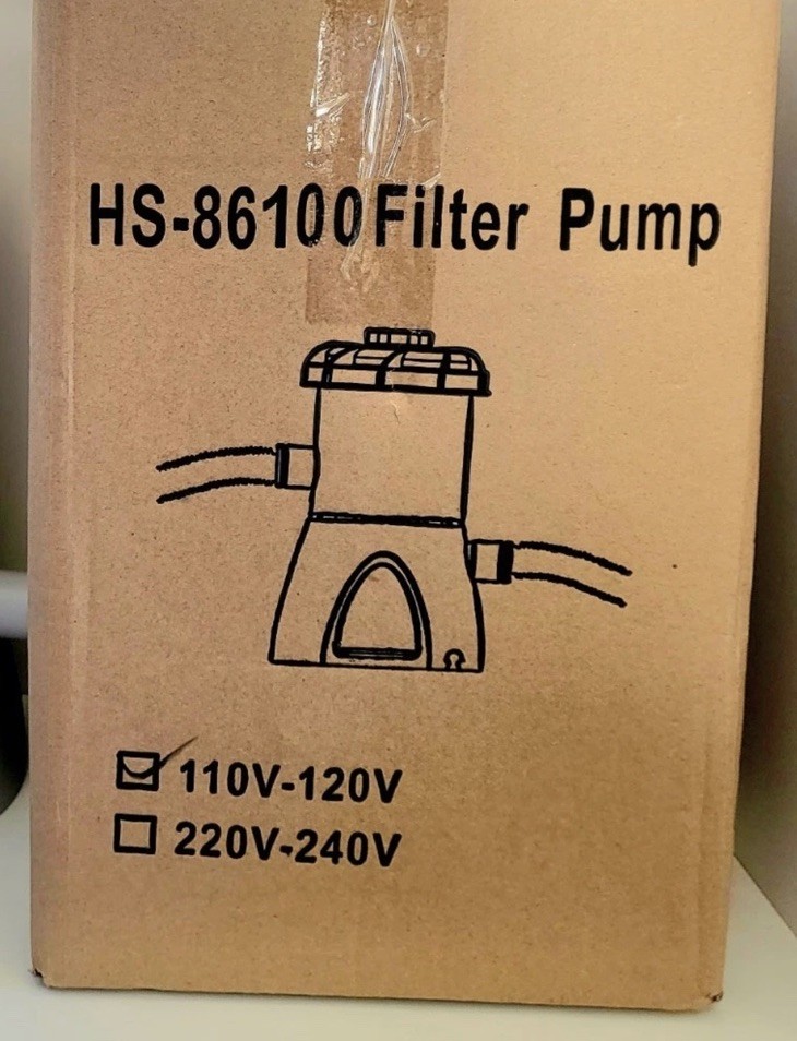 Water Filter Pump HS 86100