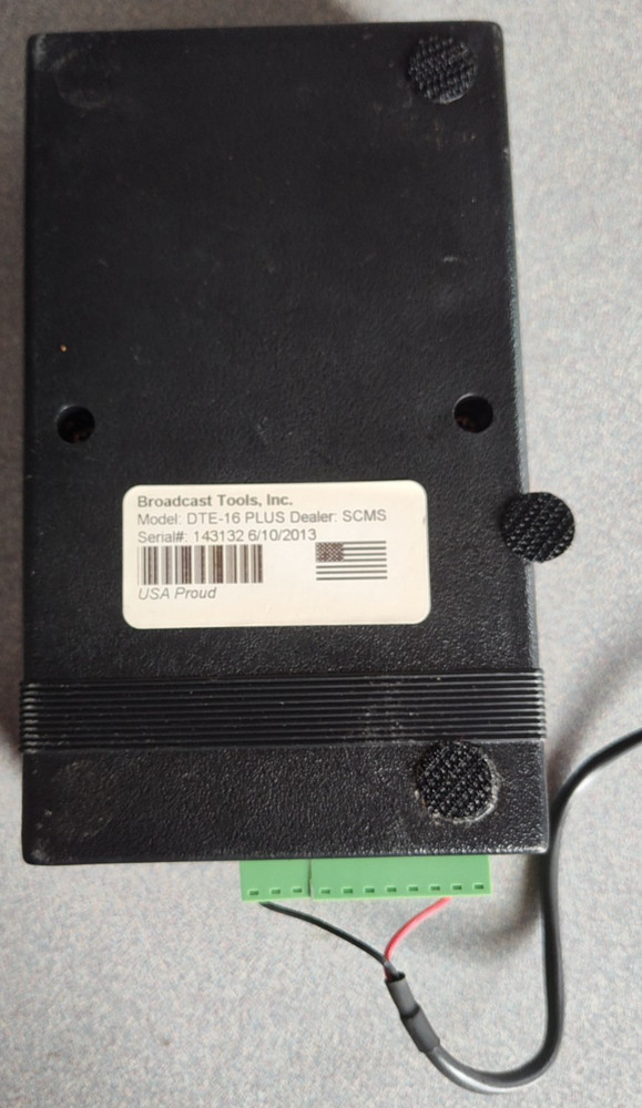 Broadcast Tools DTE-16 plus 16 ch DTMF encoder