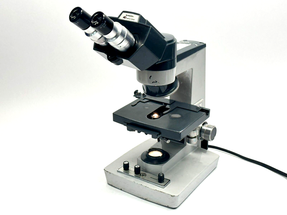 American Optical One Ten Microscope w/ Binocular Head