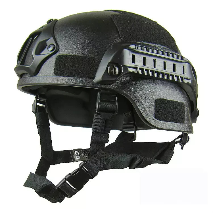 Black Tactical Helmet for Training and Airsoft