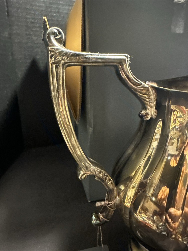 Waterford Silver Plated Pitcher 8” Fine Silver Gifts w/ Tag & Box #P