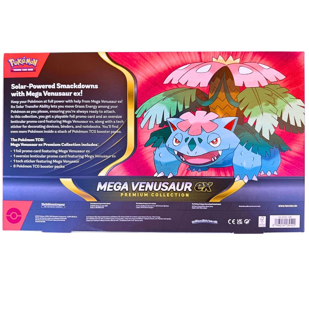 Pokémon TCG Mega Evolution - Mega Venusaur Ex Premium Collection Box