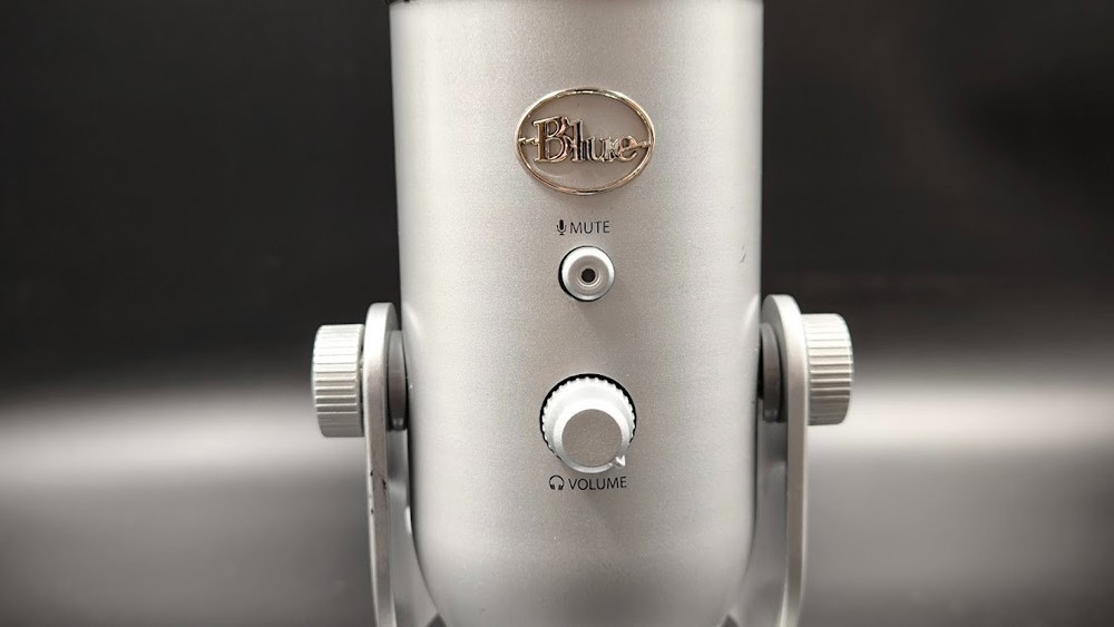 Blue Yeti Microphone Used Working Silver