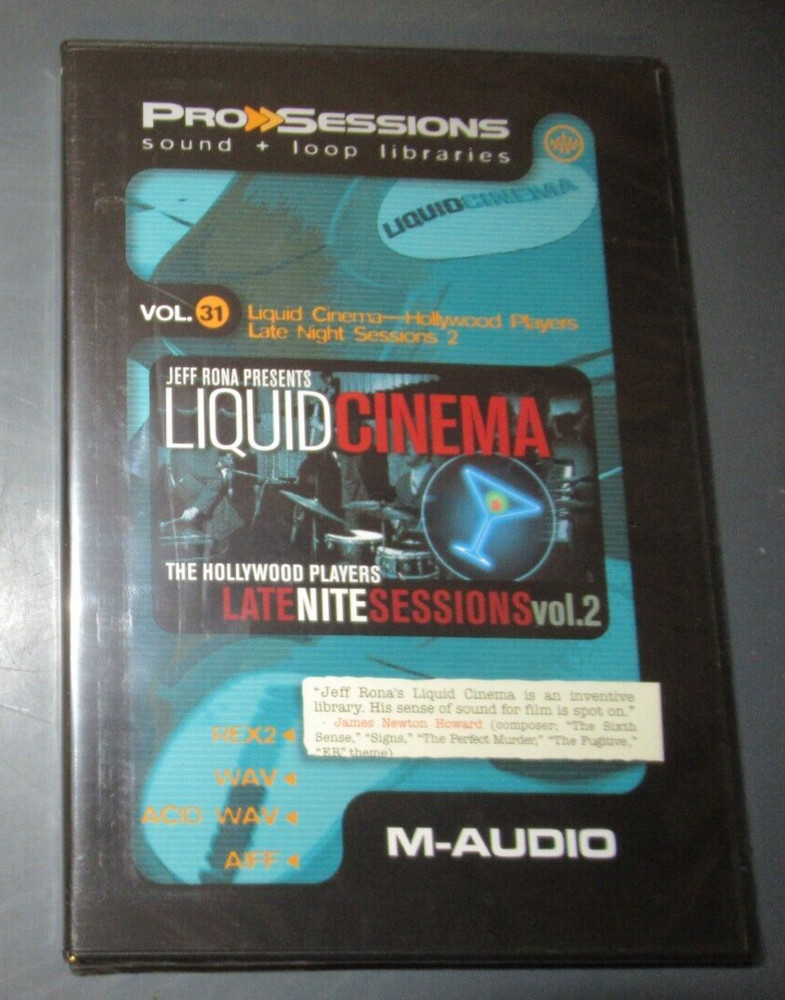 Sealed M-Audio Pro Sessions Vol 31 Sound Loop Libraries