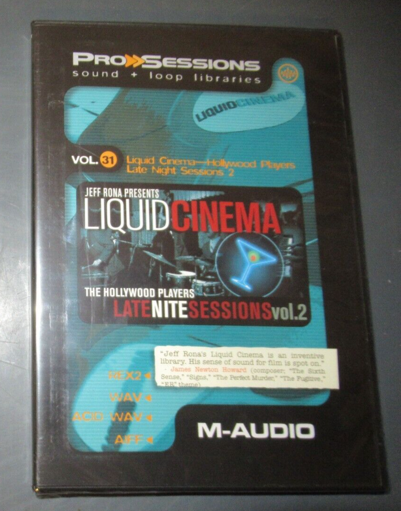 Sealed M-Audio Pro Sessions Vol 31 Sound Loop Libraries