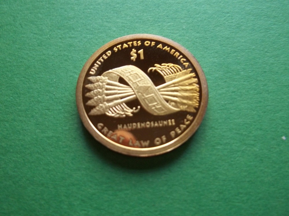 "S" Proof Gem Native American Dollars  2010 S