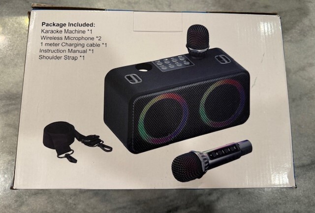 Fansbe Tech Wireless Bluetooth Karaoke Machine NEW (OPEN BOX)