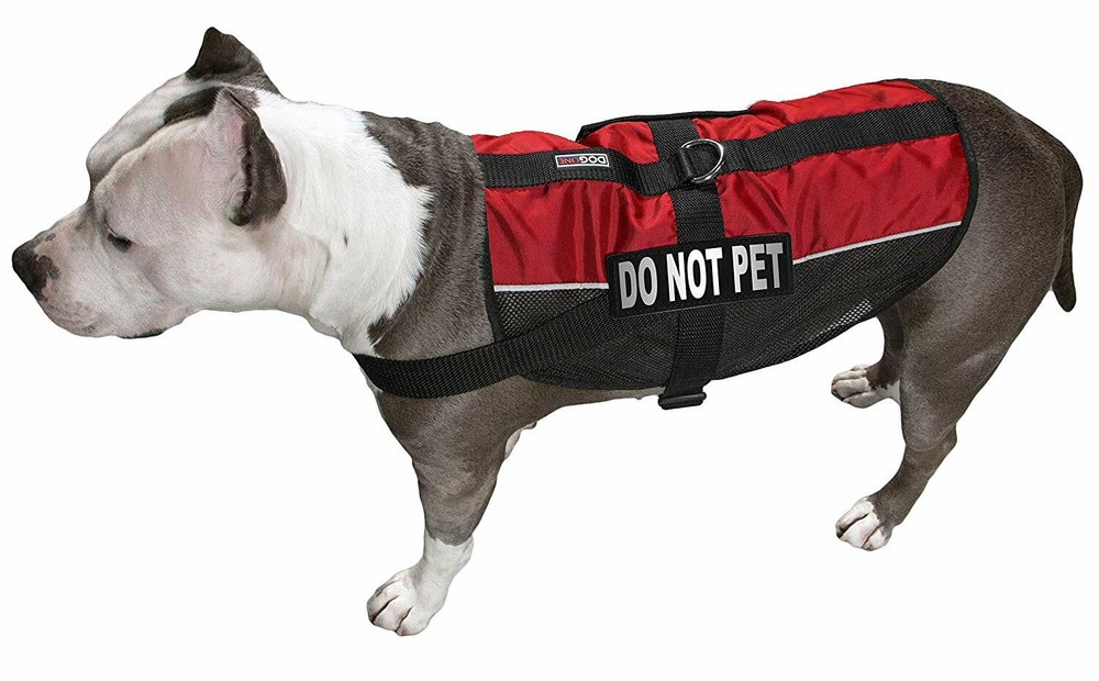 Do Not Pet Patch Reflective Extra Label Tag for Dog Harness Do Not Pet