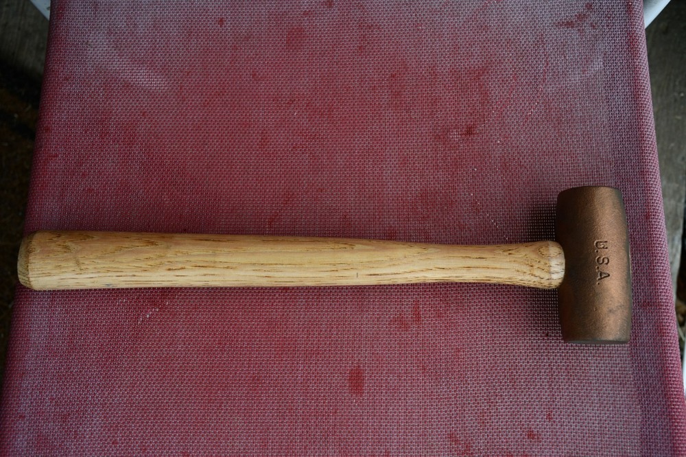 3lb red brass hammer