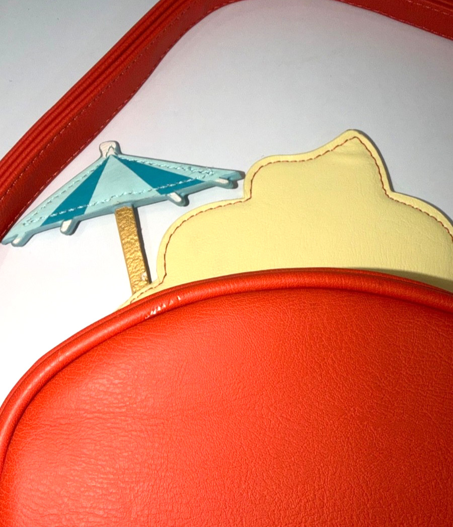 NEW Disney Parks Pineapple Dole Whip Crossbody Bag Purse Tiki Drink Umbrella NWT