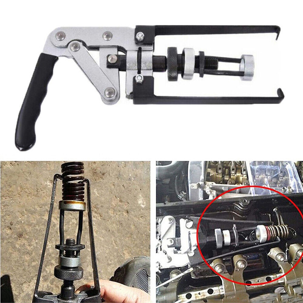 Car X-Long Overhead Valve Spring Remover Compressor Stem Engine Seal Keeper Tool